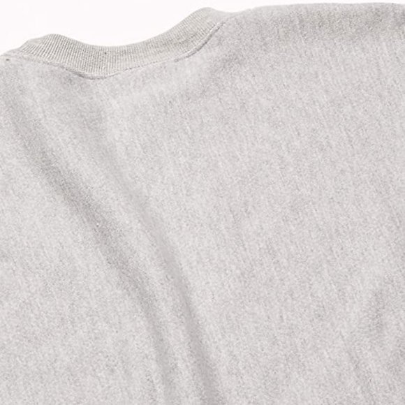 Champion Reverse Weave Crew Neck Fleece Sweatshirt Script Oxford Grey 3XL BIG - Picture 5 of 11